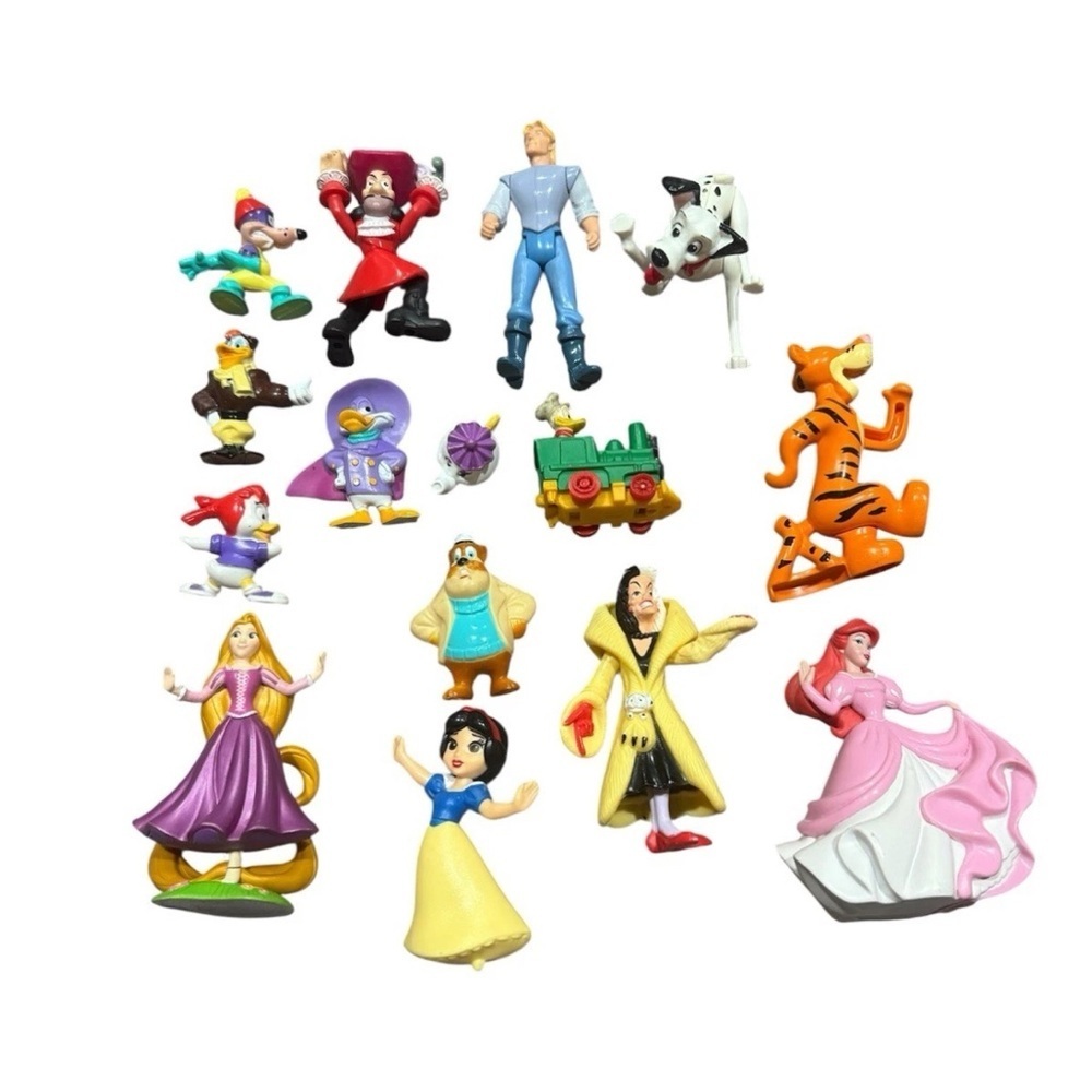 Lot of 15 Disney Figurines – Princesses, Ducktales, and Classic Characters
